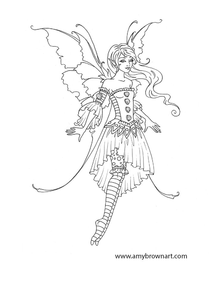  Fairy Coloring Pages | Coloring