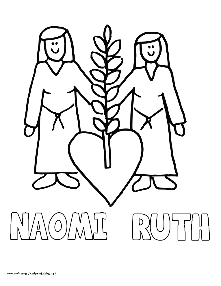 ruth-and-naomi-coloring-page-clip-art-library