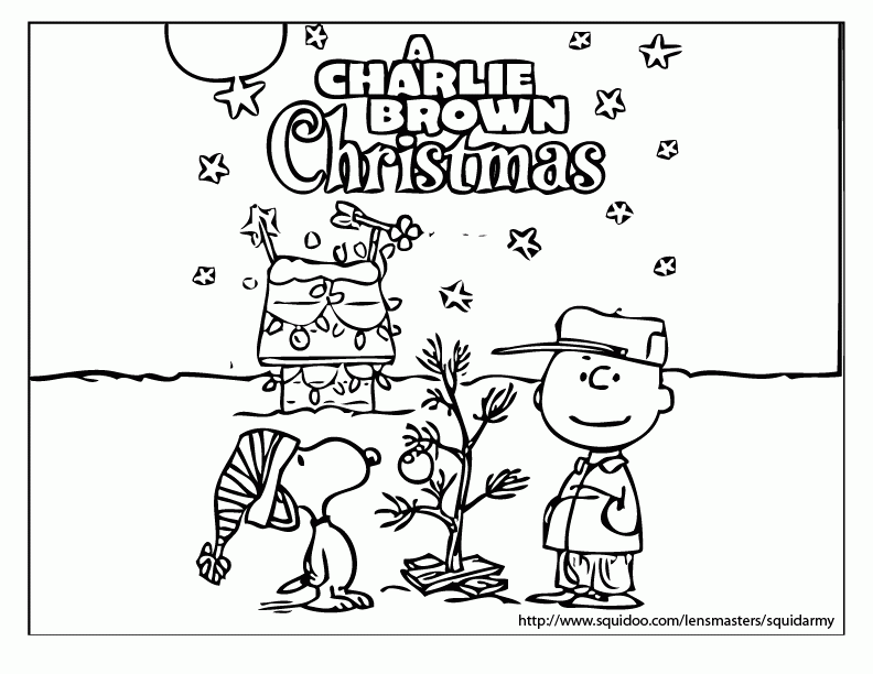 Charlie Brown Coloring Pages  