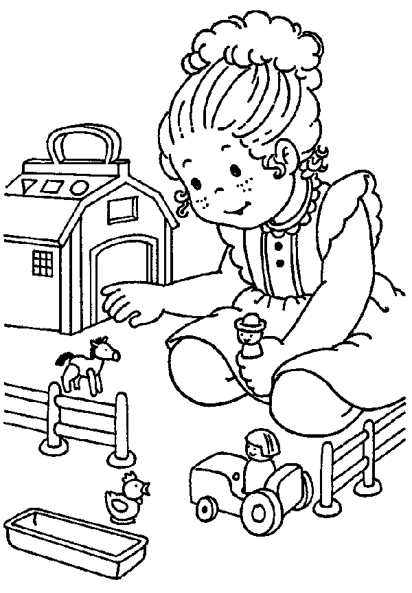 Free Coloring Pages Children Playing, Download Free Coloring Pages
