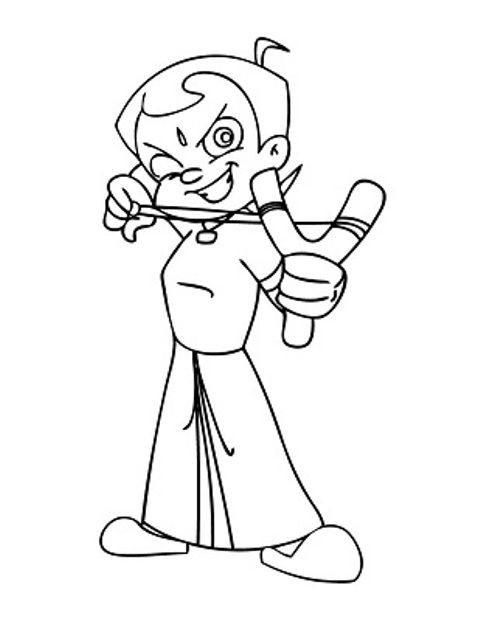 chota bheem cartoon coloring pages - Clip Art Library