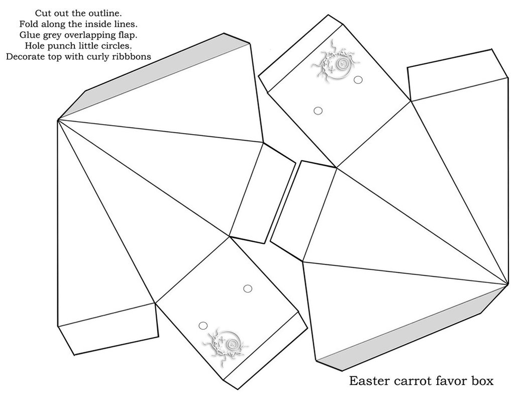 Carrot Gift Box Template Free Clip Art Library