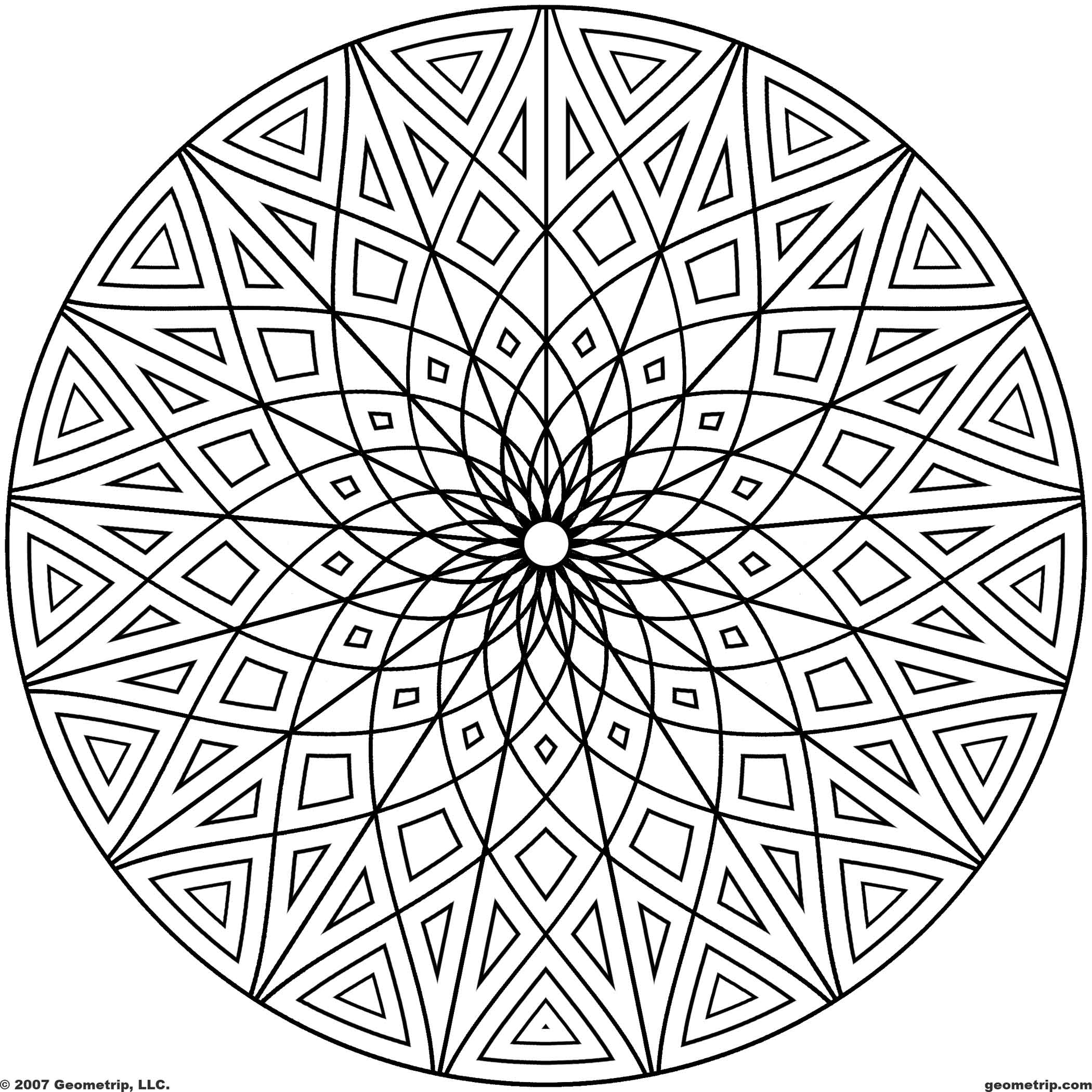 Free Awesome Design Mandala Coloring Pages Free Printable Download