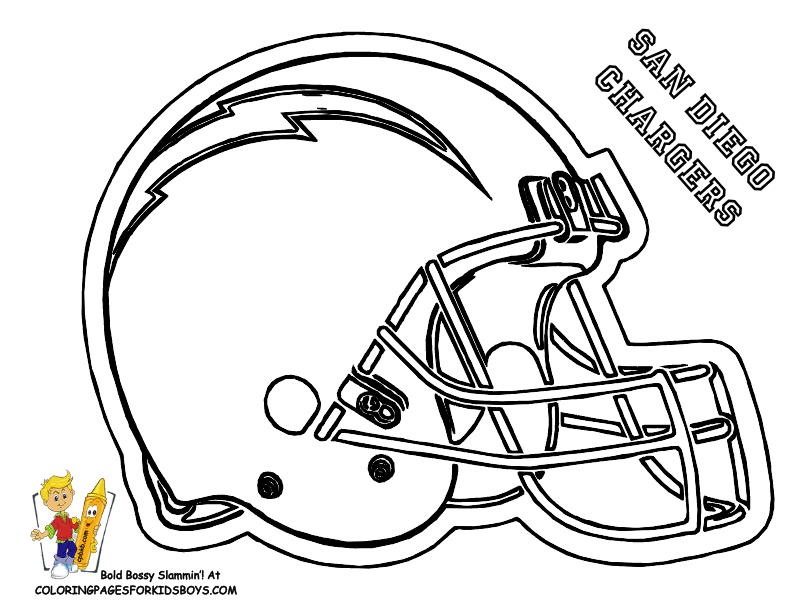 Broncos Helmet Coloring Pages 