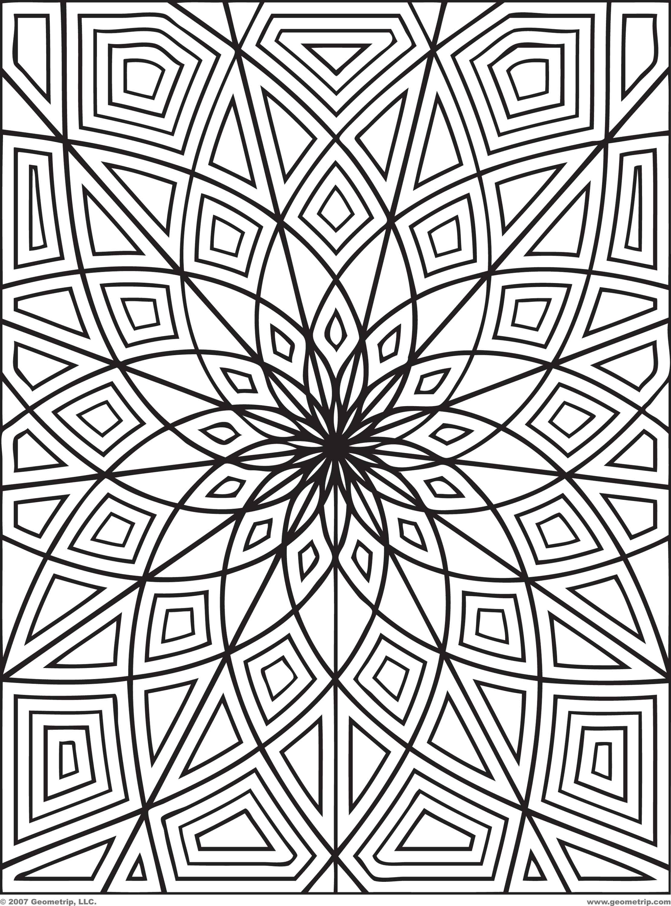 3d Designs Coloring Books Pages For Adults � IMMV VISUALDNSNET