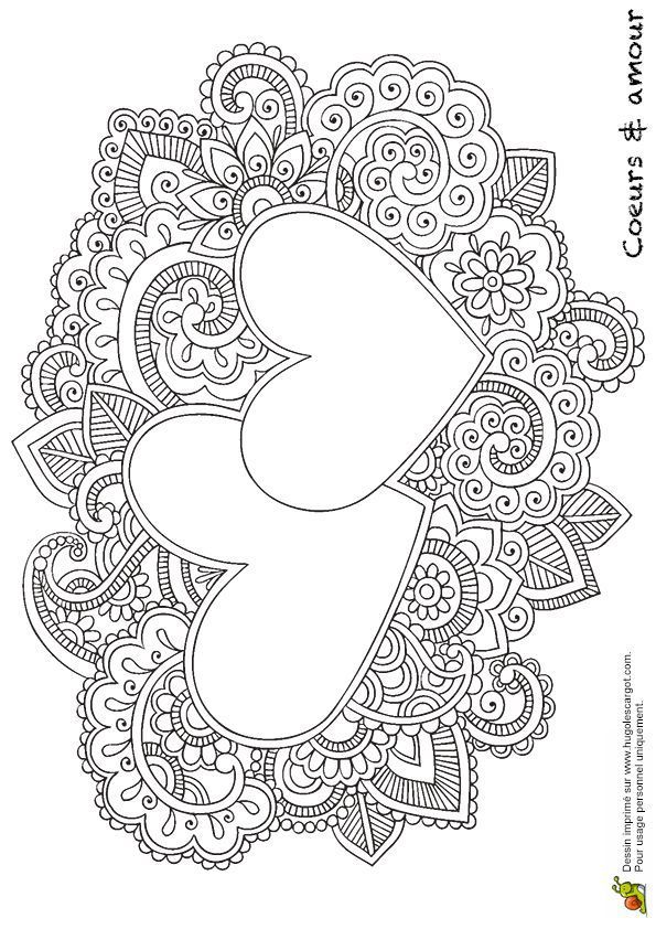 Butterfly Heart | Coloring Pages For Adults - Coloring Pages For All