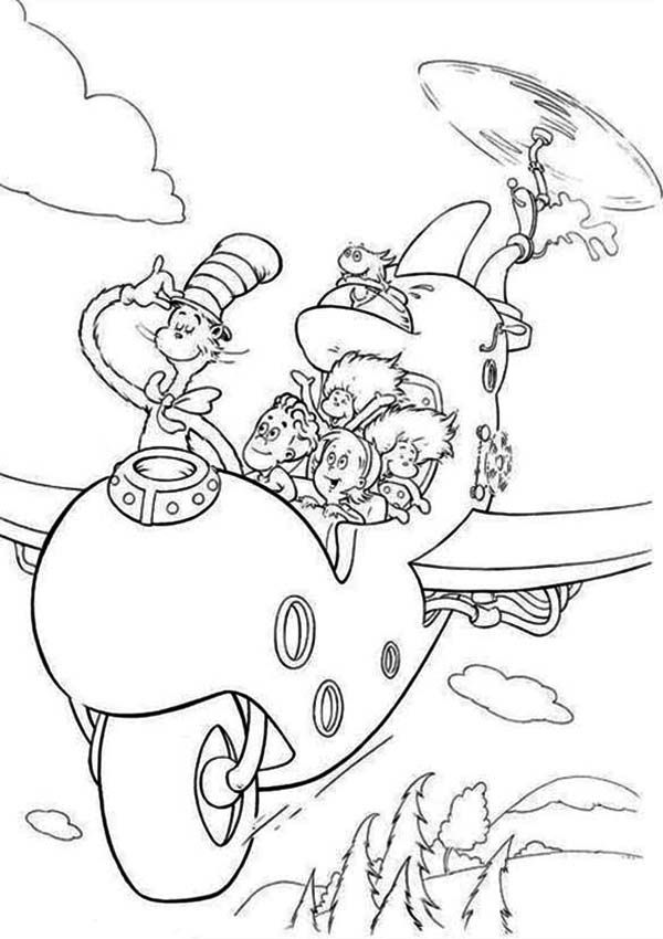 Free Free Coloring Pages Fish Cat In The Hat, Download Free Free