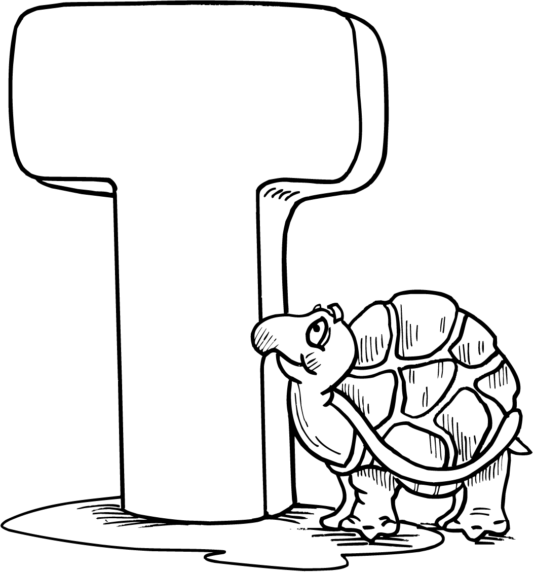 Free T Coloring Pages Download Free T Coloring Pages Png Images Free ClipArts On Clipart Library