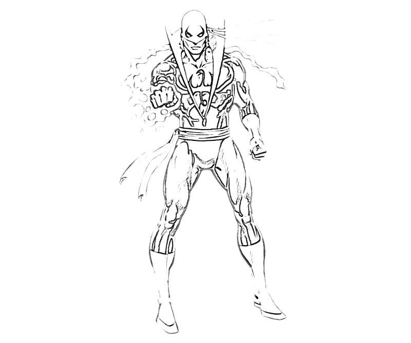  Marvel Iron Fist Coloring Pages - Iron Fist Coloring