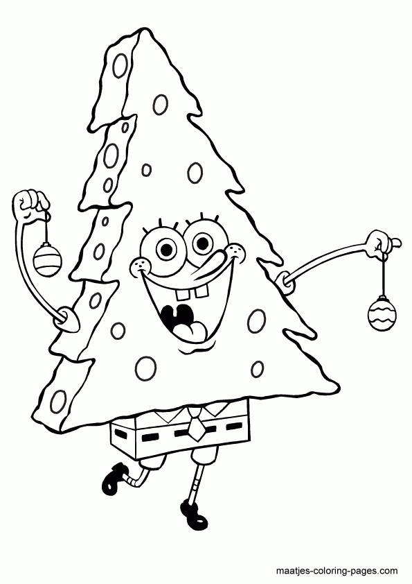 Free Spongebob Christmas Coloring Pages Free Printable Download Free Spongebob Christmas