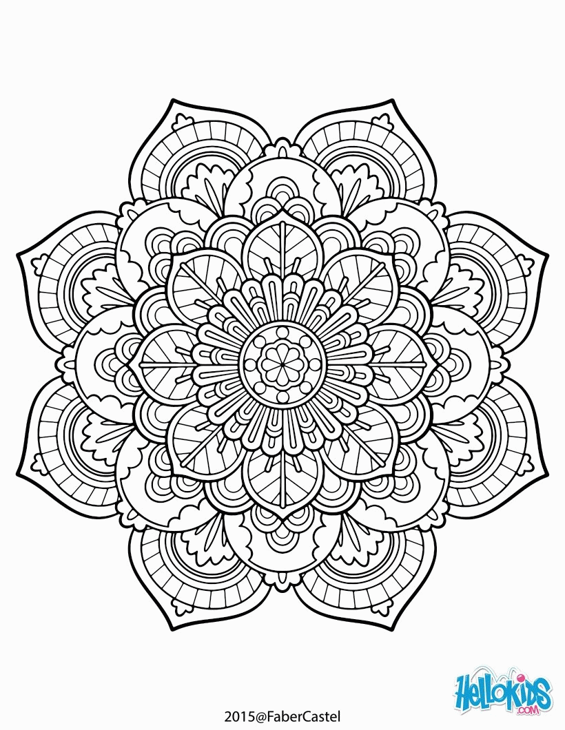 44+ Printable Mandalas To Color For Adults  for Adults - Free Printables – Faber-Castell USA