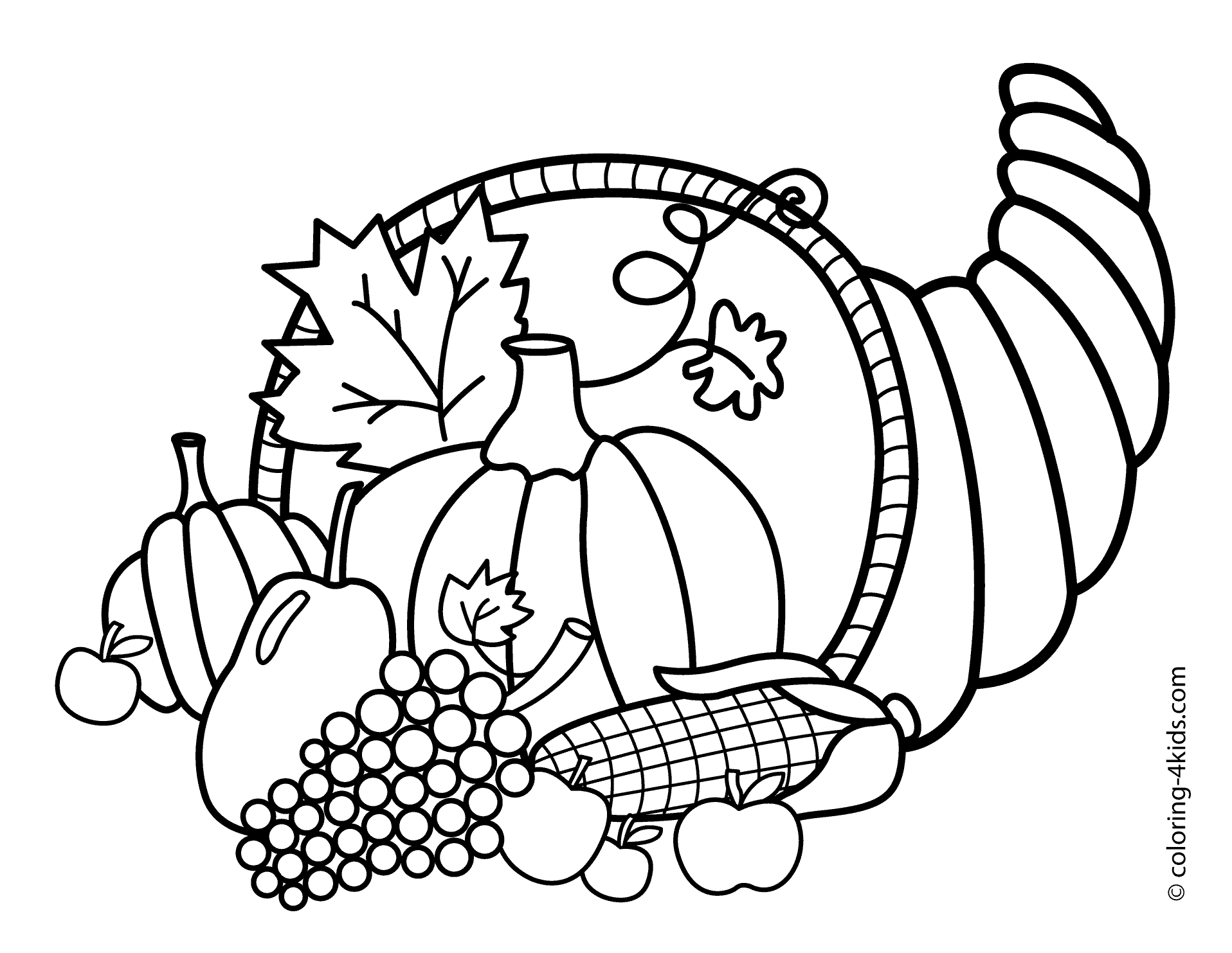 Free Free  Coloring Pages for Kids Thanksgiving, Download Free ...