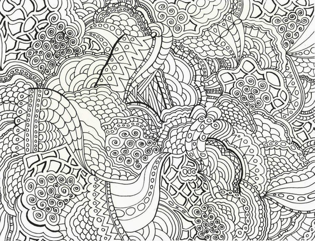 Free Printable Coloring Pages Flower Hard