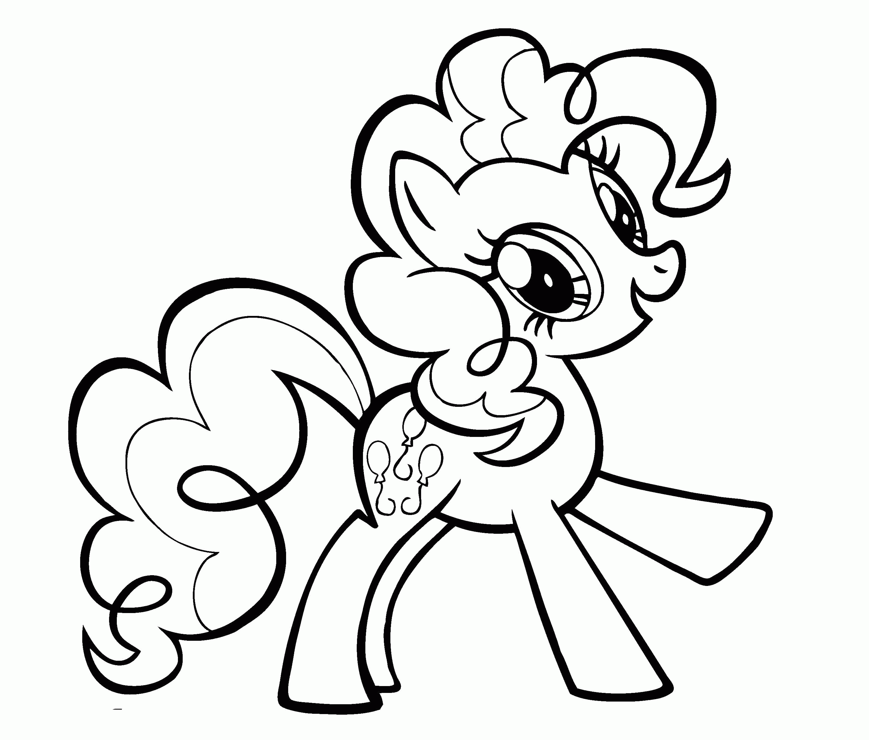 Pinkie Pie Coloring | Coloring Pages for Kids and for Adults