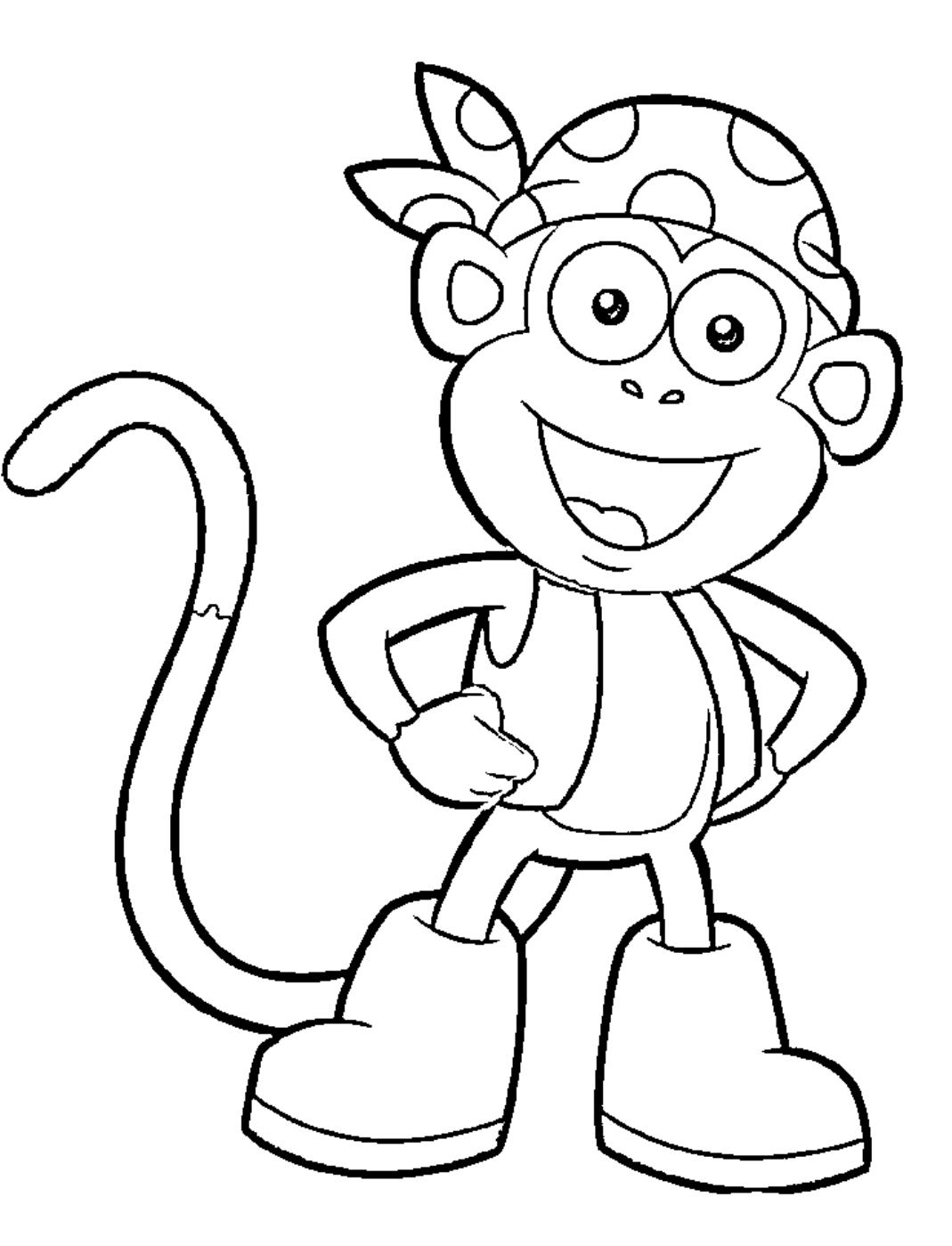 Dora The Explorer Coloring Pages Clip Art Library