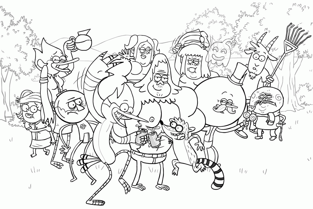 cartoon network coloring pages