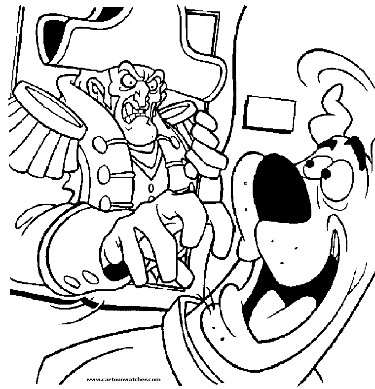 Scooby Doo Coloring Pages 