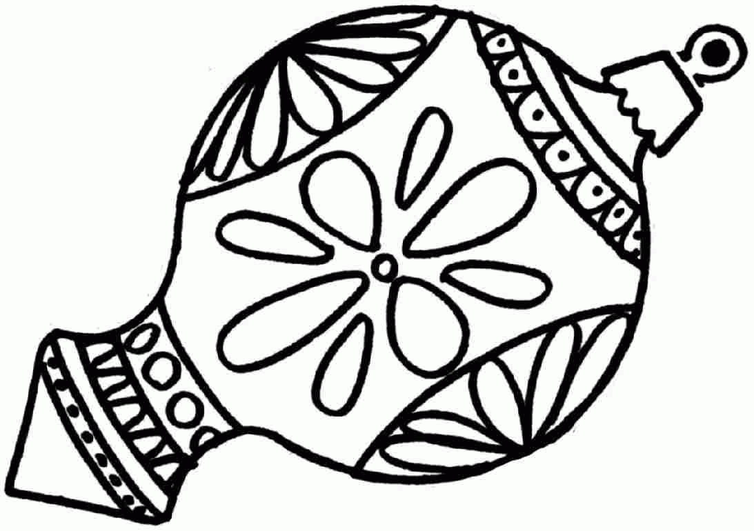 Free Christmas Ornaments Coloring Pages Printable, Download Free