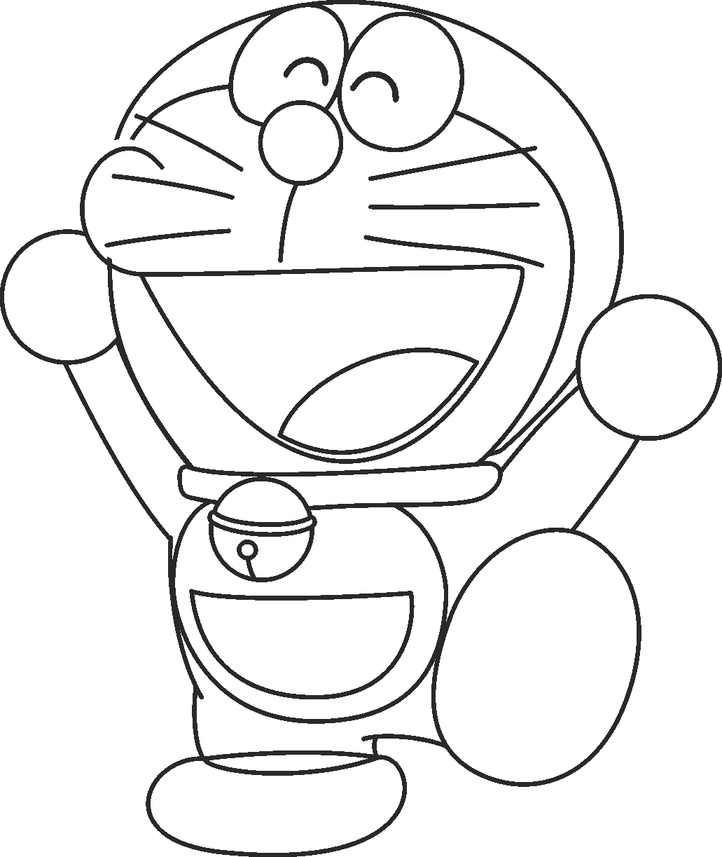 stunning Doraemon Dolouring Coloring Pages free Printout Download