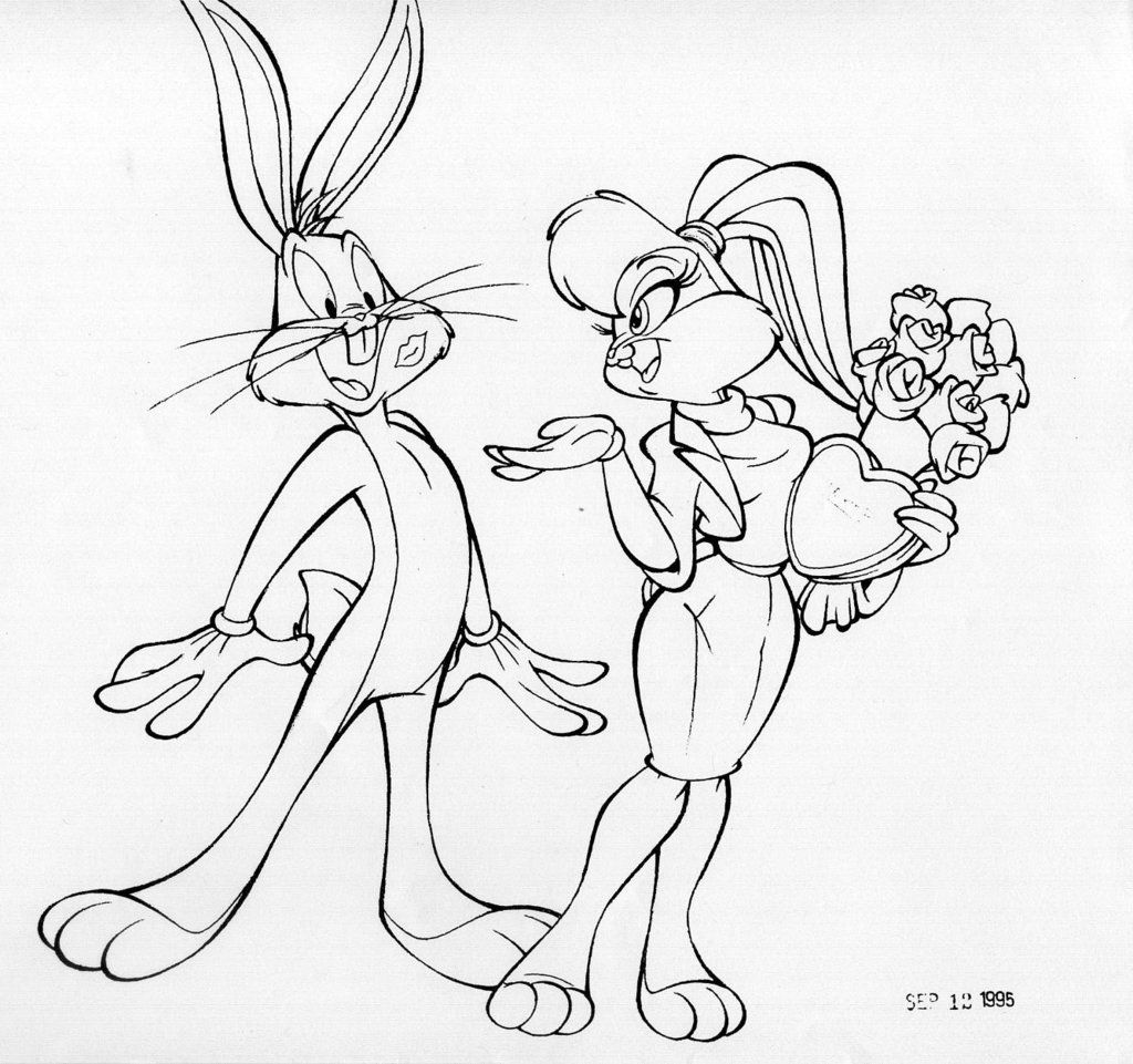  Lola Bunny Coloring Pages Printable - Looney Tunes Lola