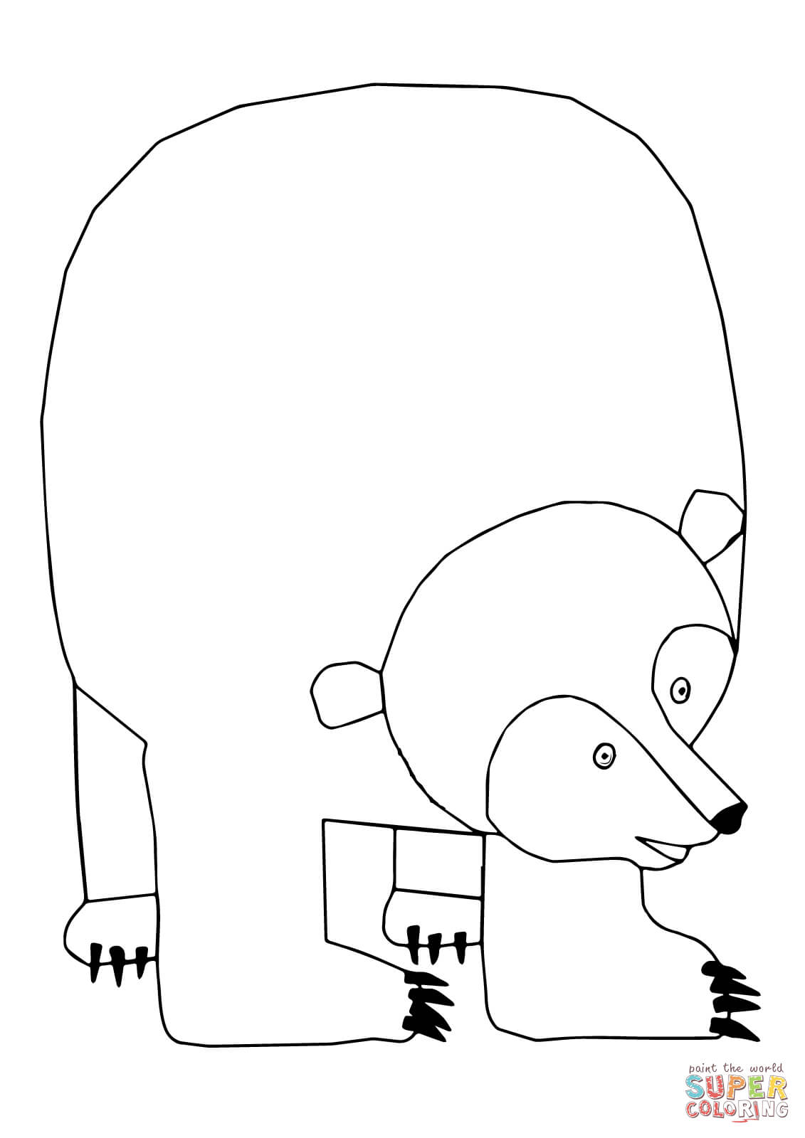 Brown Bear, Brown Bear, What do You See coloring page | Free