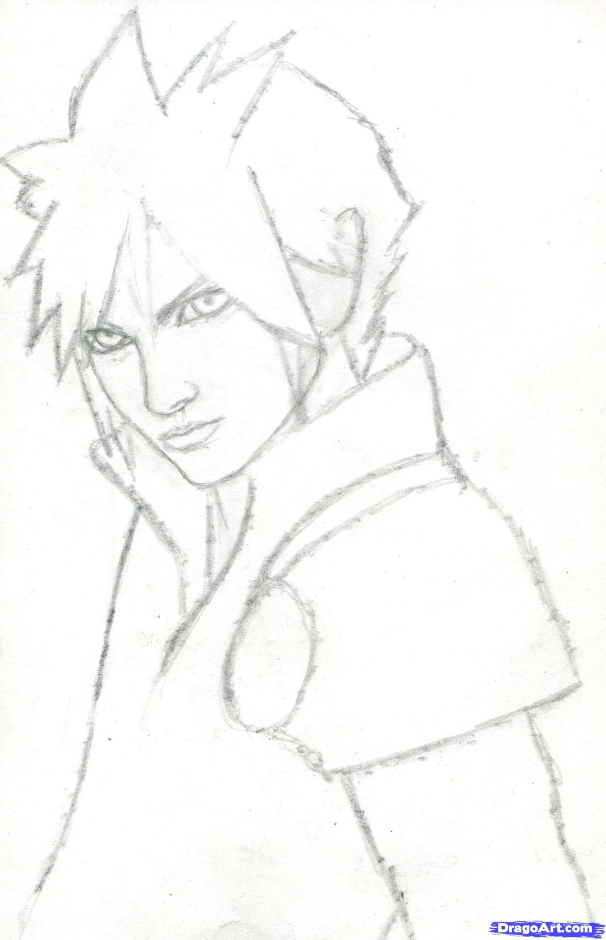 how-to-draw-cloud-strife,-final-fantasy-vii-step-4