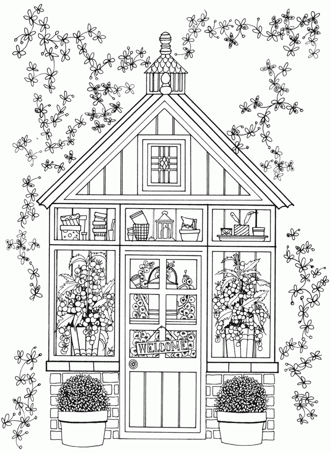 Clumsy Doodle: 25   Free Coloring Pages from Dover