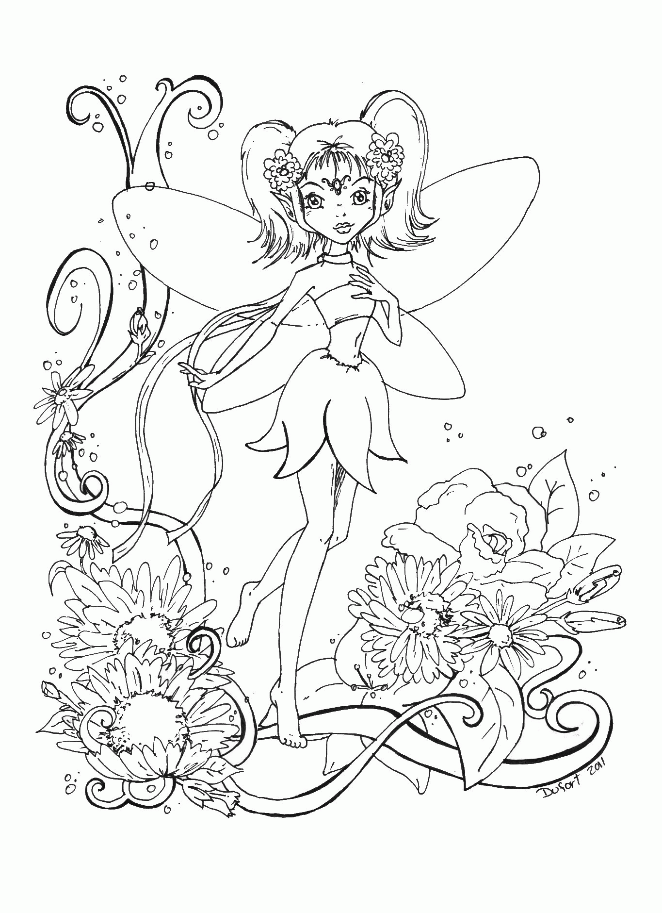 Free Fairy Coloring Pages Free Printable Download Free Fairy Coloring Pages Free Printable Png