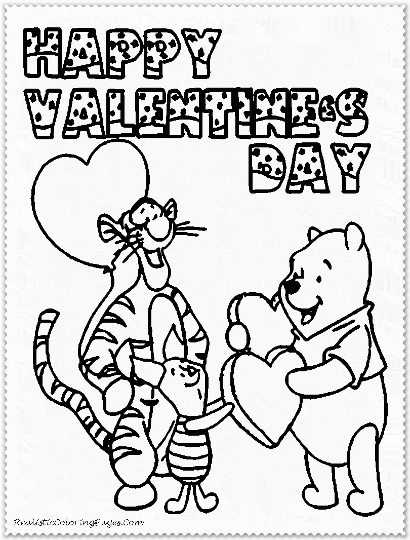 happy valentines day coloring pages disney   Clip Art Library