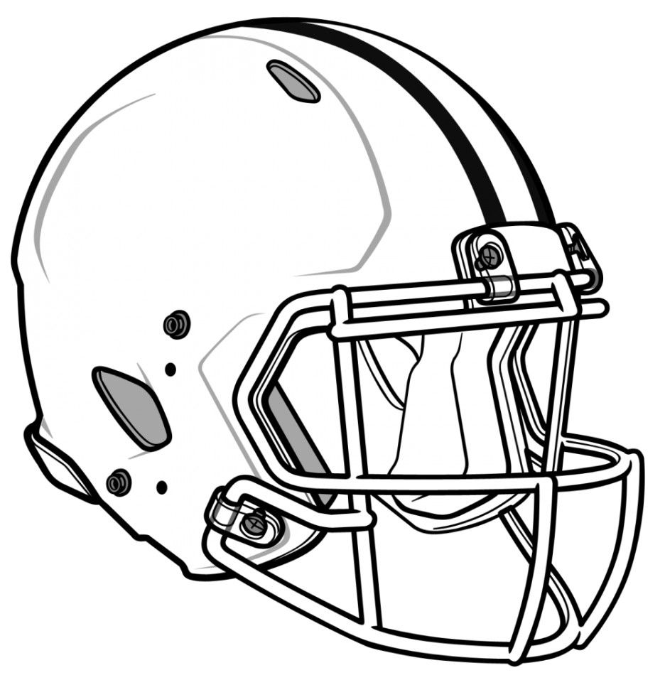 football helmet coloring page seahawks