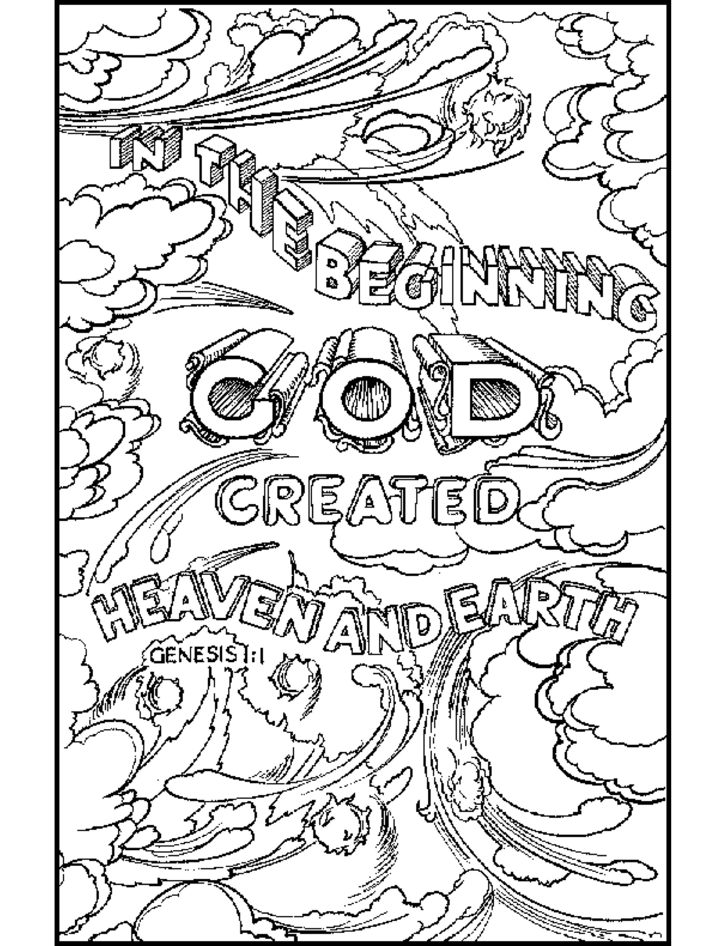 Bible Verse | Coloring Pages for Kids and for Adults