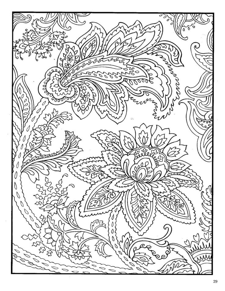 Adult Coloring Page! | Adult Coloring Pages, Dover
