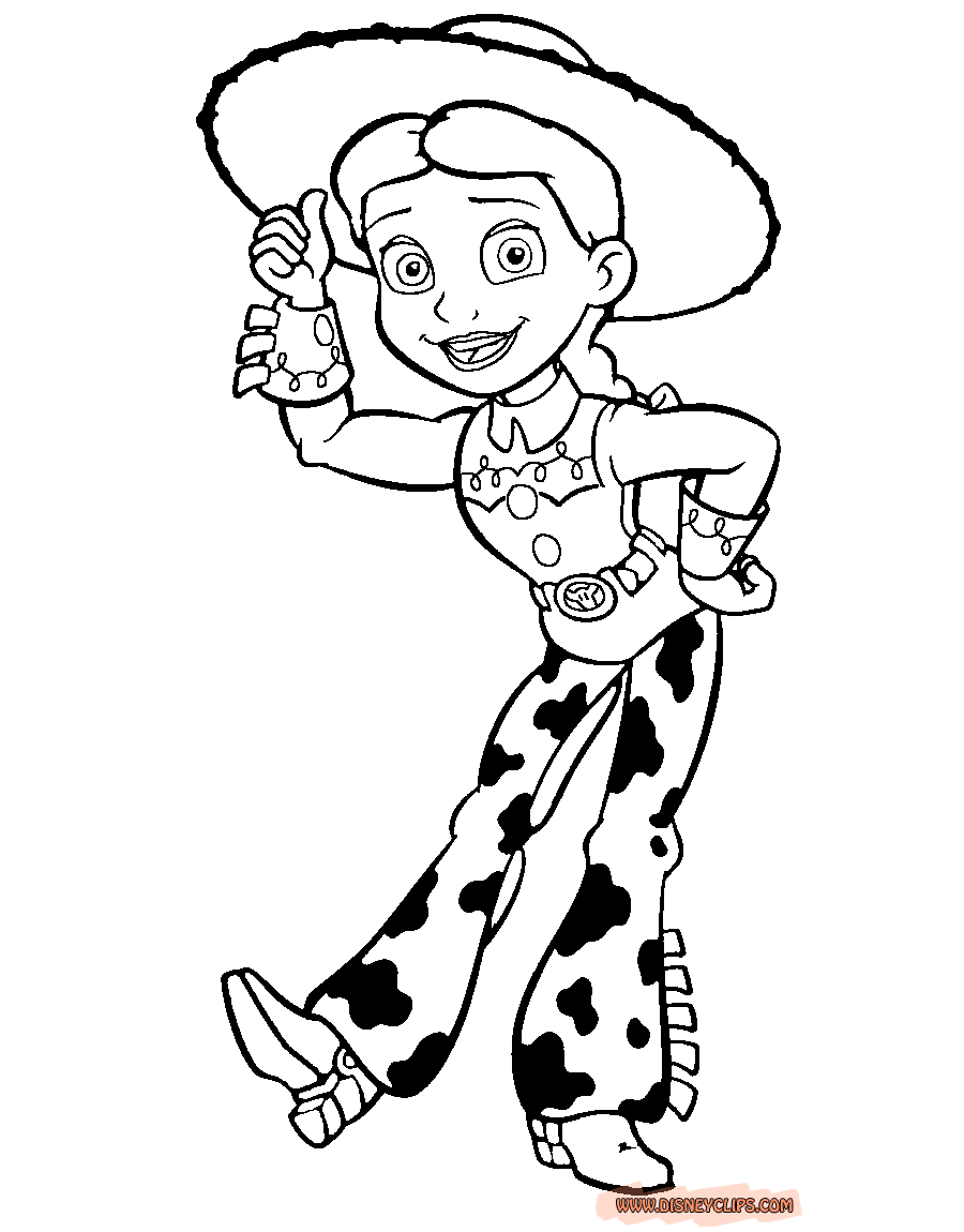 Free Jessie Toy Story Coloring Page, Download Free Jessie Toy Story