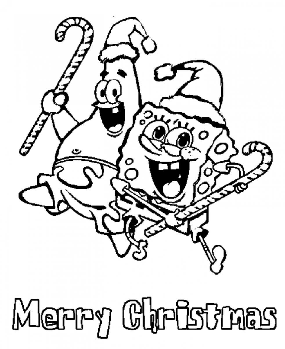 spongebob-coloring-pages-christmas-clip-art-library