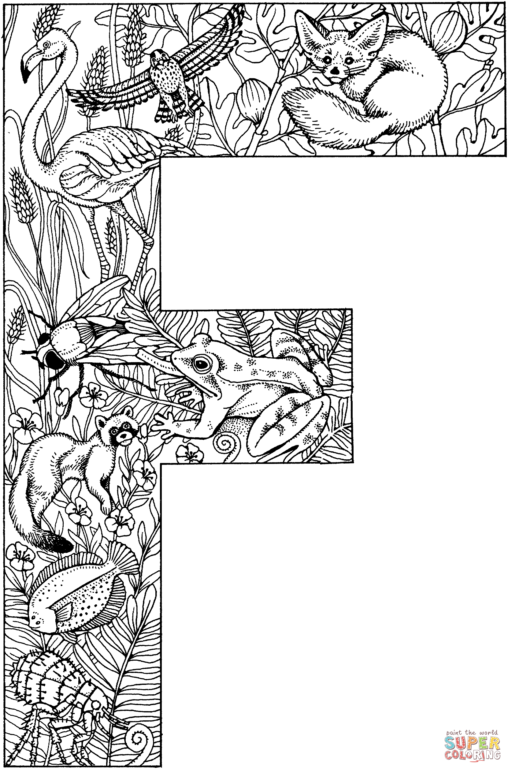 Free Free Printable Letter F Coloring Pages Download Free Free 