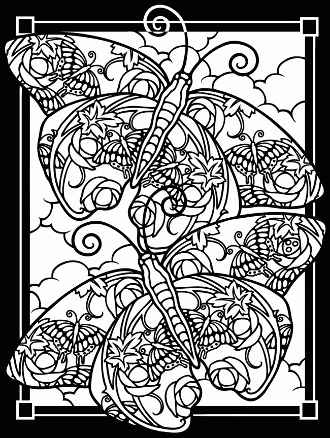 stained glass window coloring pages free |Free coloring on Clipart Library