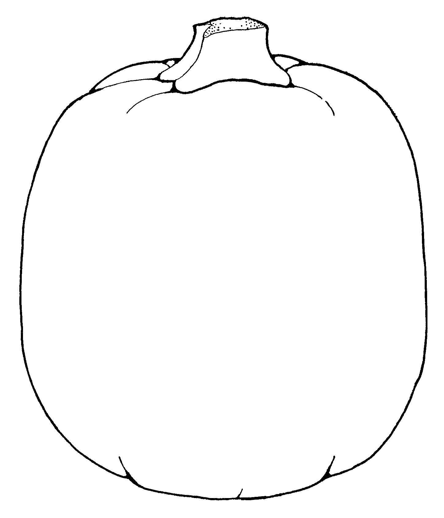 Clip Arts Related To : colouring picture of pumpkin. view all Pumpkin Outli...