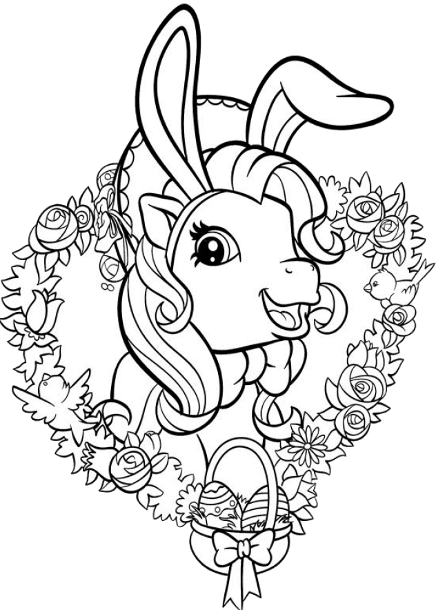 Coloring Page - My little pony coloring Page