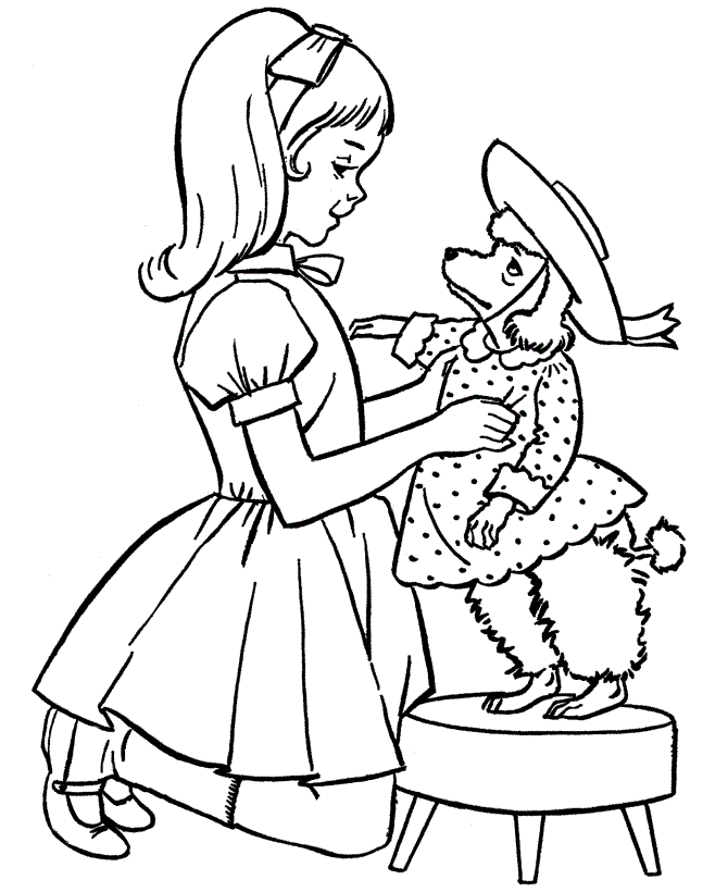 Cinderella Dressing Up Coloring Page | Cinderella pages