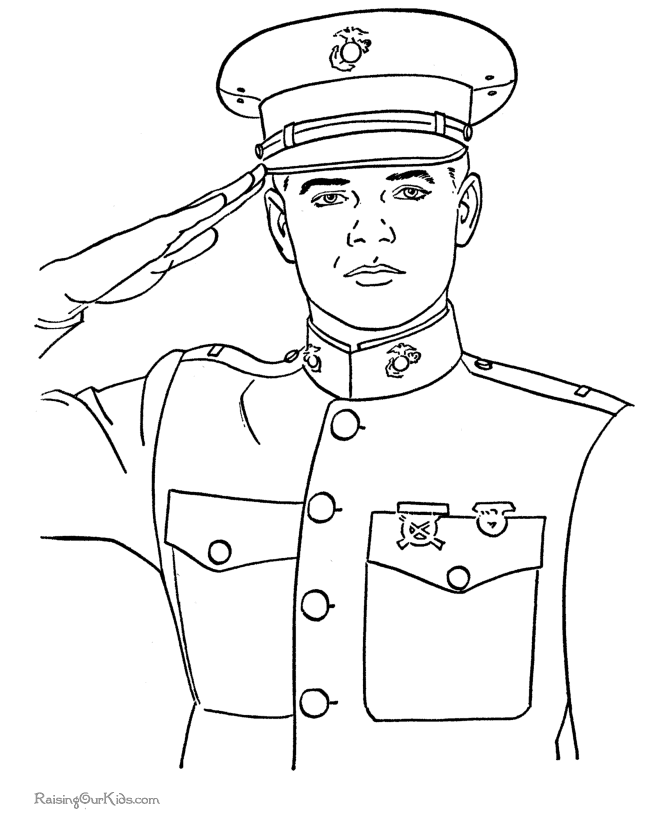 Memorial Day History coloring Page