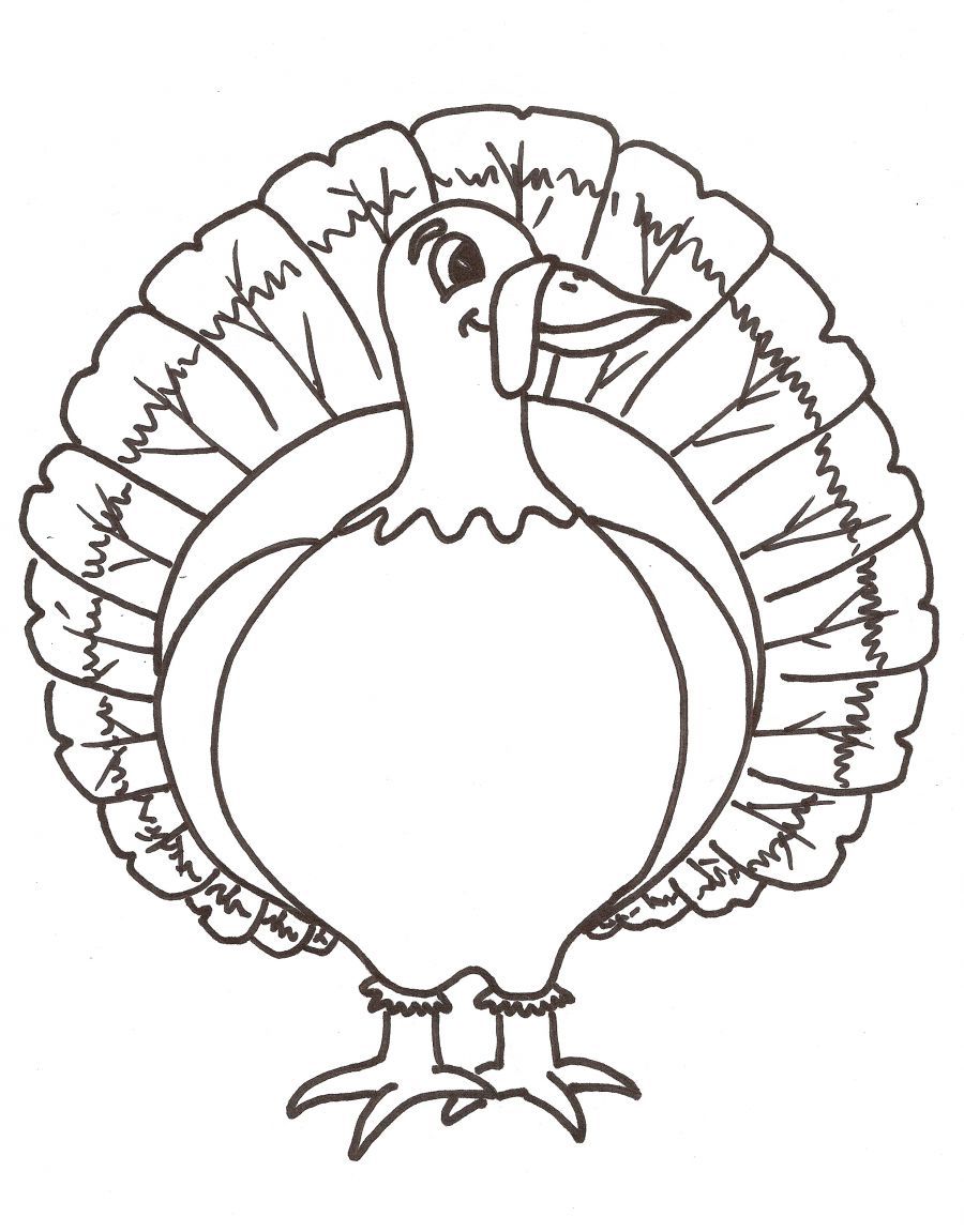 Turkey Coloring Pages and Book | Unique Coloring Pages