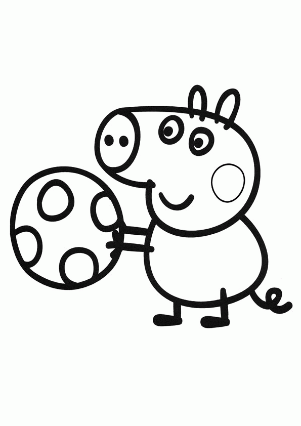 Peppa Pig and Friends Coloring Pages printable Peppa Pig