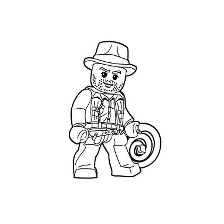 Free Lego Indiana Jones Coloring Pages Printable, Download Free Lego