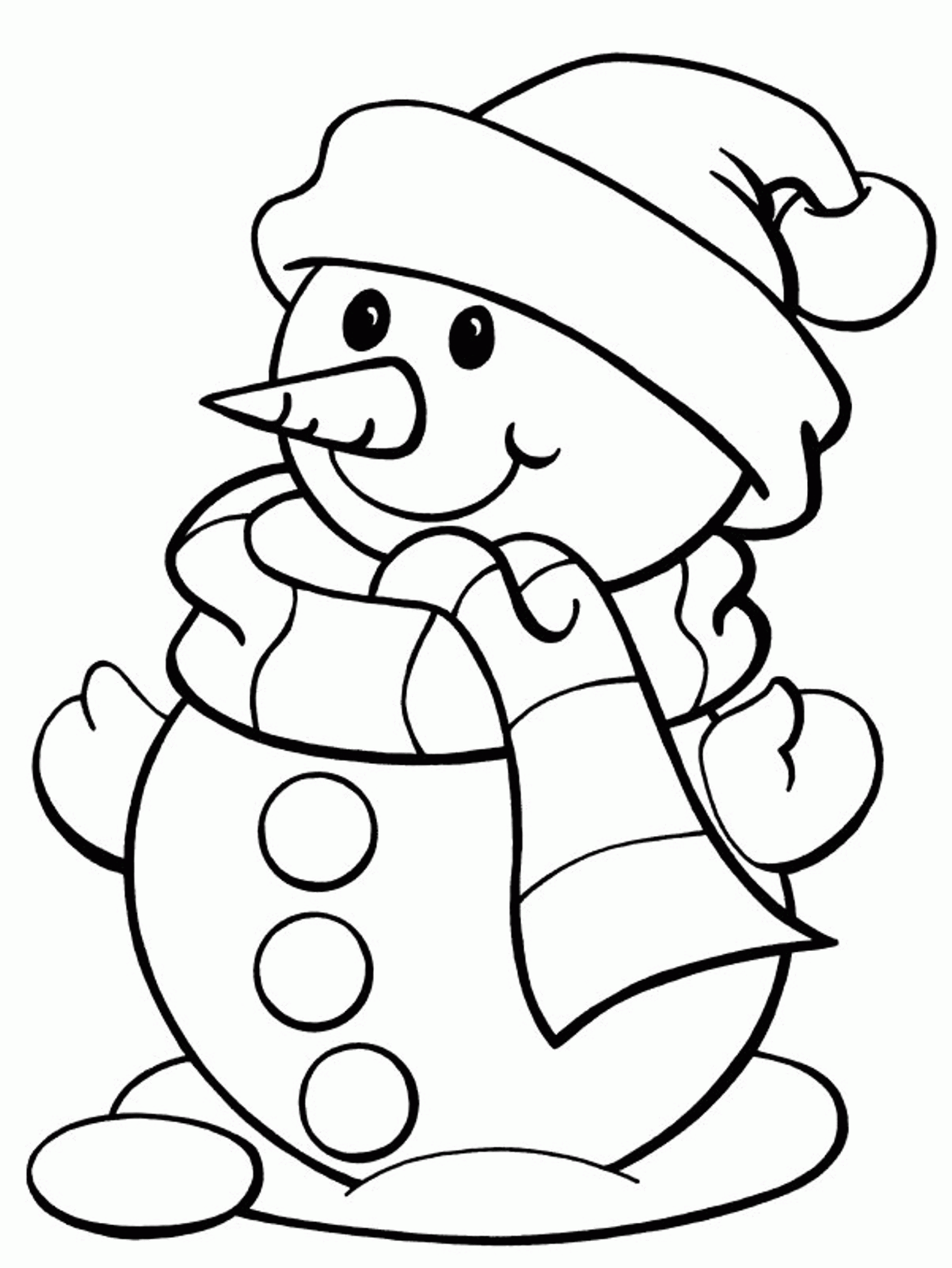 Winter Coloring Worksheets For Kindergarten - The Largest and Most