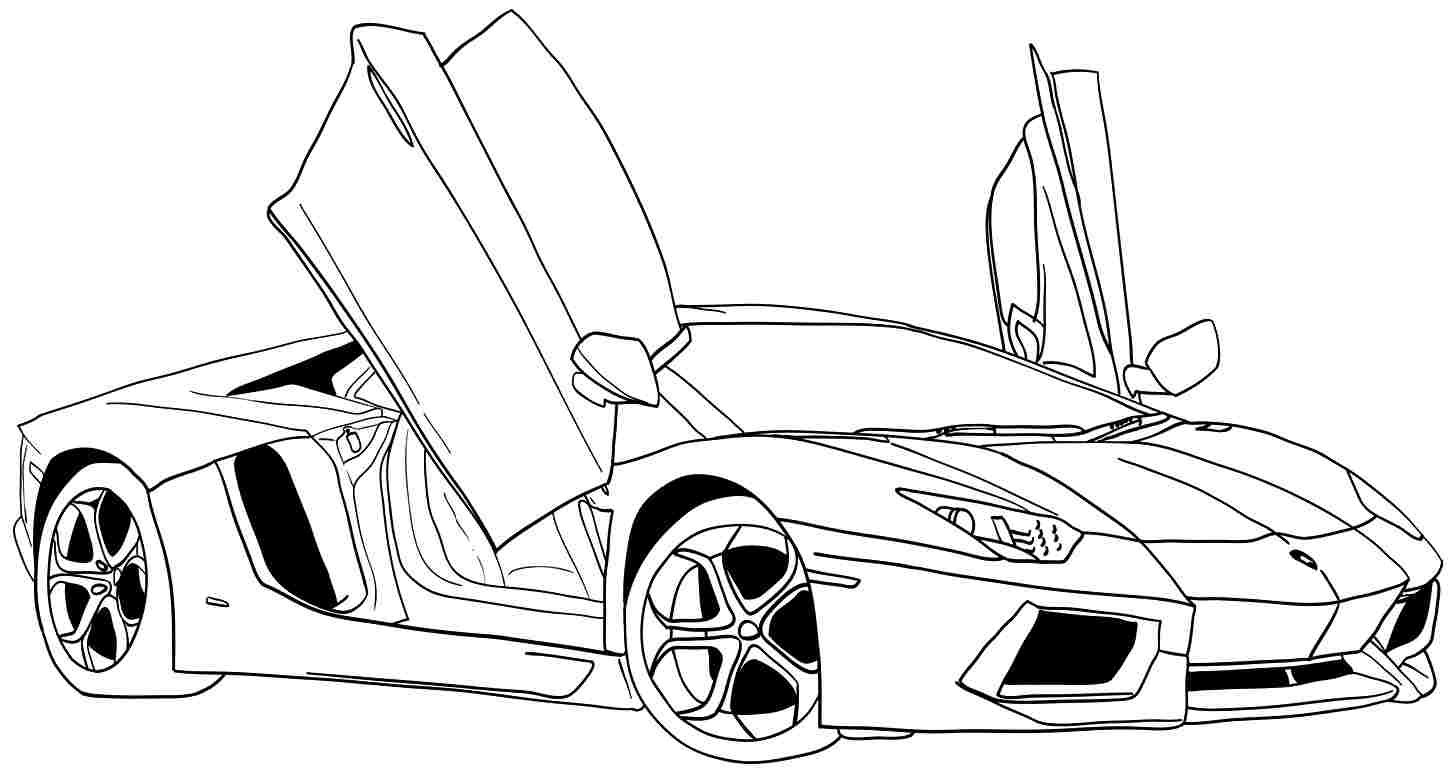 Top Car Coloring Pages 