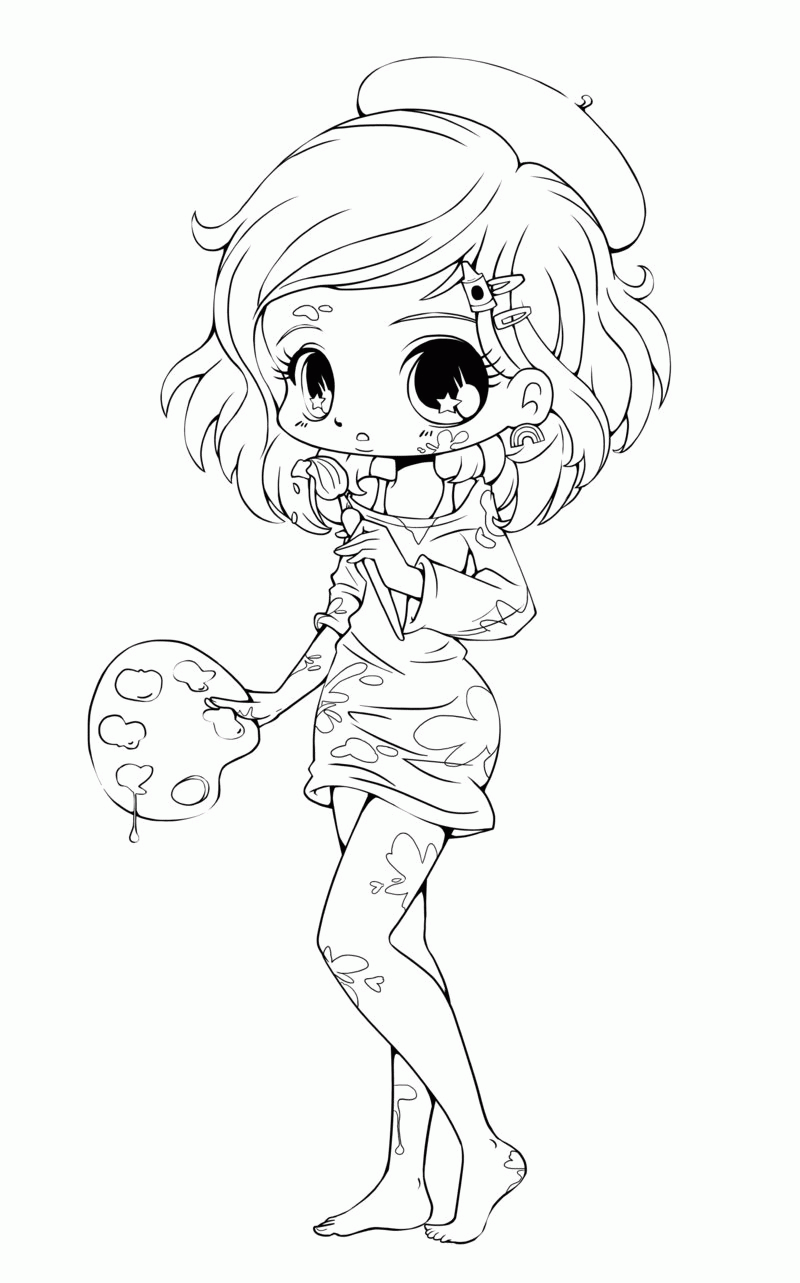 kawaii coloring pages for kids   Clip Art Library