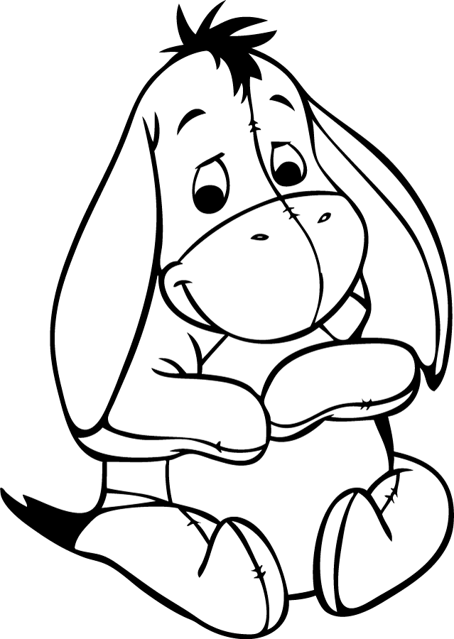 Free Baby Winnie The Pooh Coloring Pages | High Quality Coloring Pages