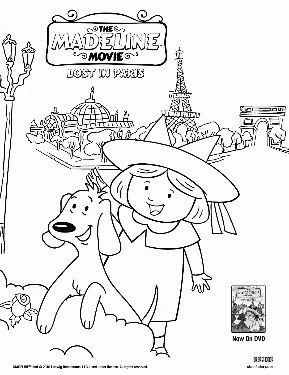 MADELINE * | Coloring Pages, Eiffel Towers