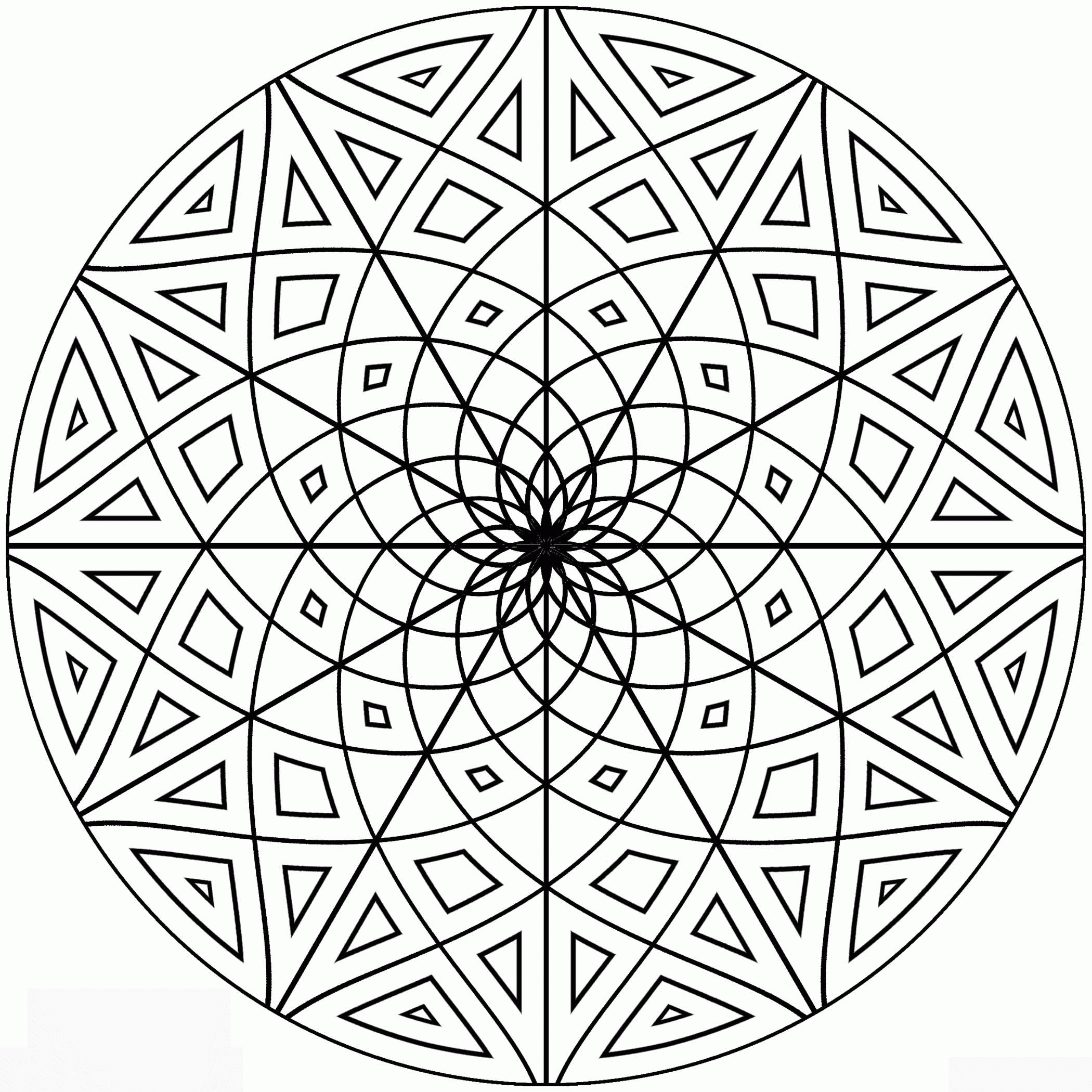 Free Free Printable Geometric Design Coloring Pages Download Free Free 