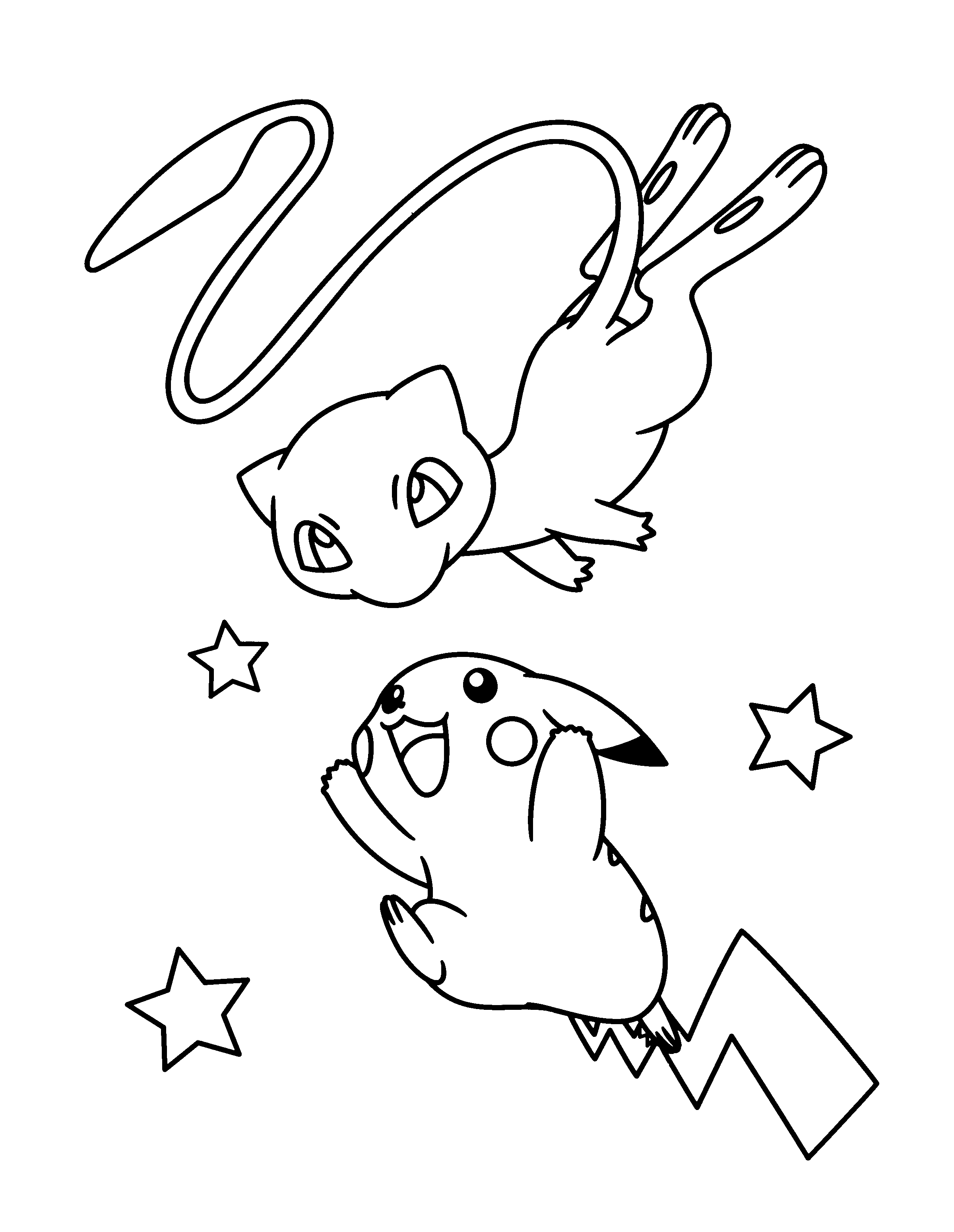 coloring pages mew mew power